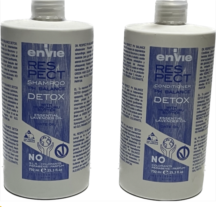 Shampoo Envie Detox 750 Ml E Conditioner Envie Detox 750 Ml