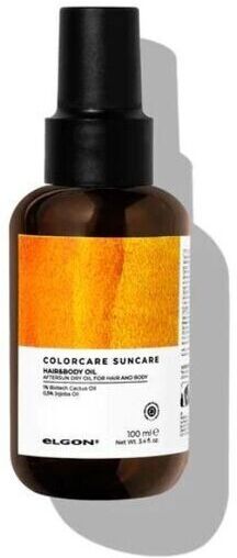 After Sun Dry Oil For Hair E Body Elgon 100 Ml Colorcare Suncare