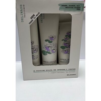 ELGON Deliwash Hair Care Anti-Residue Wash 250 Ml Cleansing Conditioner 300 Ml Softening Treatment 200 Ml ELGON Deliwash Hair Care Anti-Residue Wash 250 Ml Cleansing Conditioner 300 Ml Softening Treatment 200 Ml