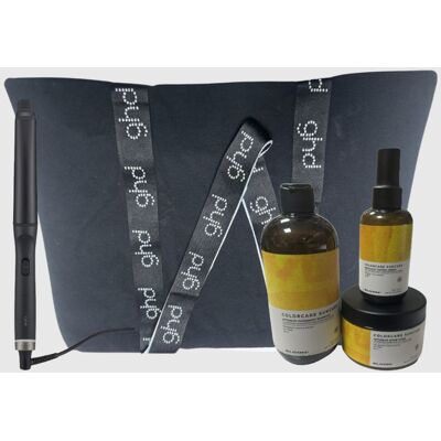 GHD Kit Mare Con Ferro Chronos Curve Conical 28-23 Mm + Shampoo Sun Elgon 500 Ml Mask Sun 300 Ml E Wave Lock Sun 150 Ml In Regalo Borsa GHD Kit Mare Con Ferro Chronos Curve Conical 28-23 Mm + Shampoo Sun Elgon 500 Ml Mask Sun 300 Ml E Wave Lock Sun 150 Ml In Regalo Borsa