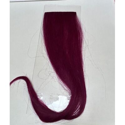 EUROSOCAP Invisible 3 Clip 50/55 Capelli Veri Red Violet EUROSOCAP Invisible 3 Clip 50/55 Capelli Veri Red Violet