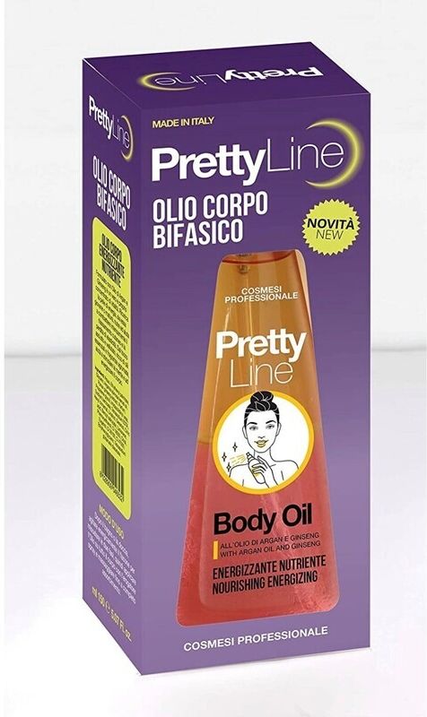 PRETTY LINE Olio Corpo Energizzante Nutriente  150 Ml