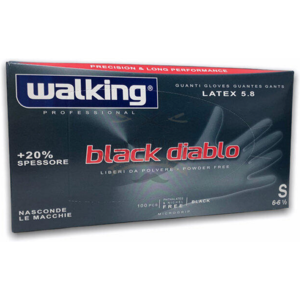 Guanti Walking Black Diablo 100 Pz S