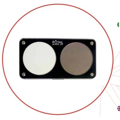 ROYAL-MAKEUP Contouring Ombretto Duo Royal Make Up ROYAL-MAKEUP Contouring Ombretto Duo Royal Make Up