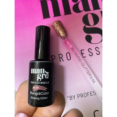 MANGRE' Smalto Semipermanente Blowing Glitter Mc70 MANGRE' Smalto Semipermanente Blowing Glitter Mc70