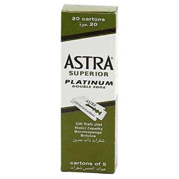 astra lame  superior platinum 100 pz