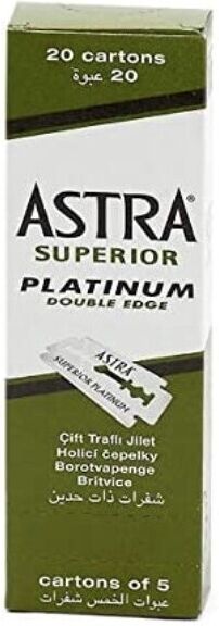 ASTRA Lame  Superior Platinum 100 Pz