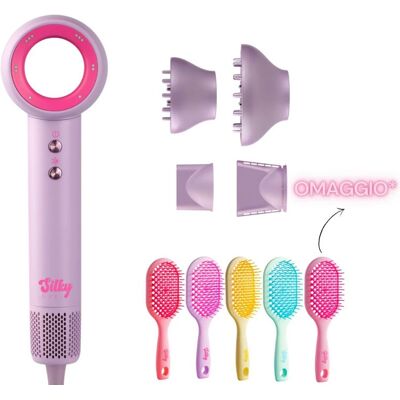LABOR Phon Silky Curl1400 Watt X Capelli Ricci Con In Omaggio Spazzola Silky Brush Colore A Scelta LABOR Phon Silky Curl1400 Watt X Capelli Ricci Con In Omaggio Spazzola Silky Brush Colore A Scelta