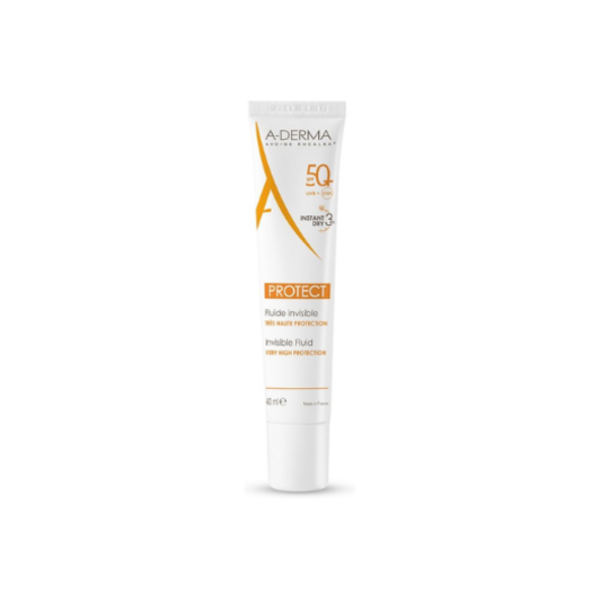 a-derma a-d protect fluido invisibile spf50+ 40 ml