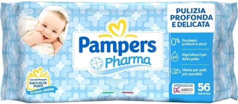 pampers pharma salviette 56pz