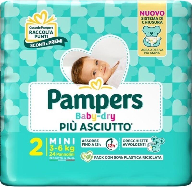 Pampers Bd Downcount Mini 24pz