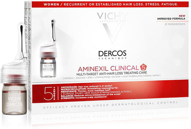 vichy dercos aminexil trattamento capelli anticaduta donna 42 fiale