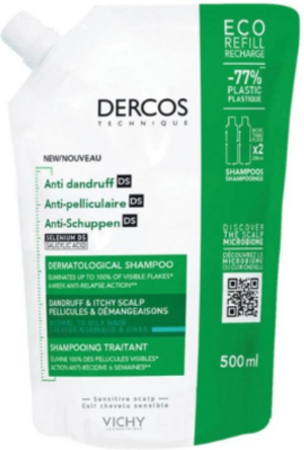 Vichy Dercos Eco Ricarica Shampoo Antiforfora 500 Ml