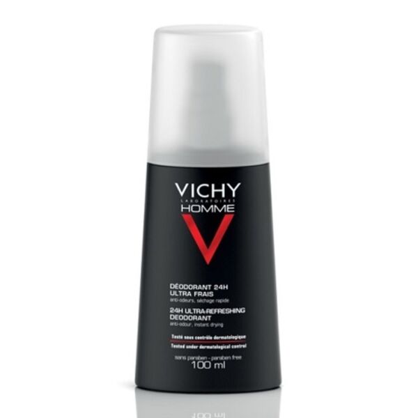 vichy homme deodorante spray uomo 100 ml