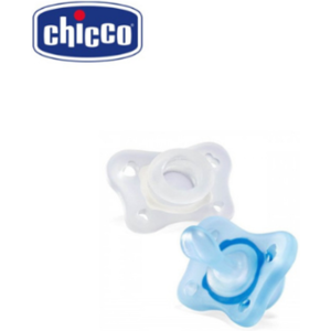 Chicco Gommottino Boy Silicone 0-2m 2 Pz