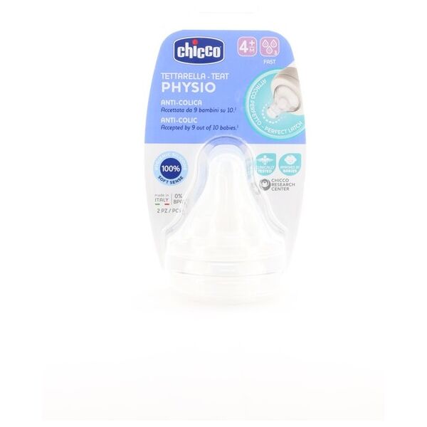 chicco tettarella perfect5 4m silicone 2 pz 3 fori