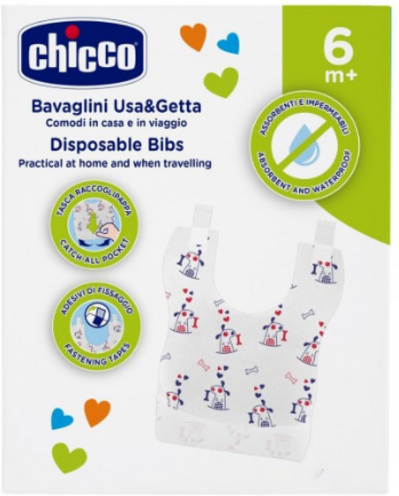 Chicco Bavaglini Monouso Compostabili 36 Pz