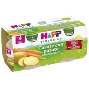 hipp bio omogeneizzato carote/patate 2x80 gr