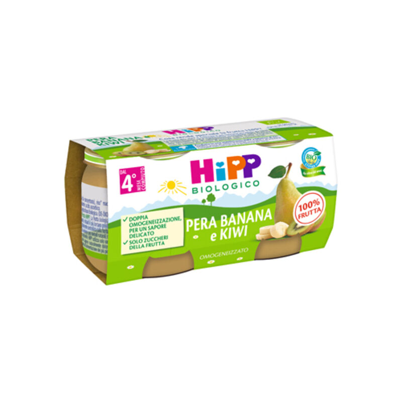 Hipp – Omo Bio Kiwi Banana Pera 2x80g Hipp