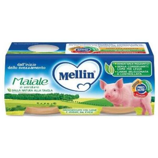 mellin omogeneizzato maiale 2x80 gr