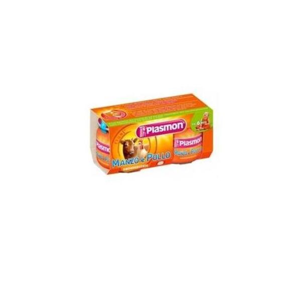 plasmon omogeneizzato manzo/pollo 2x80 gr