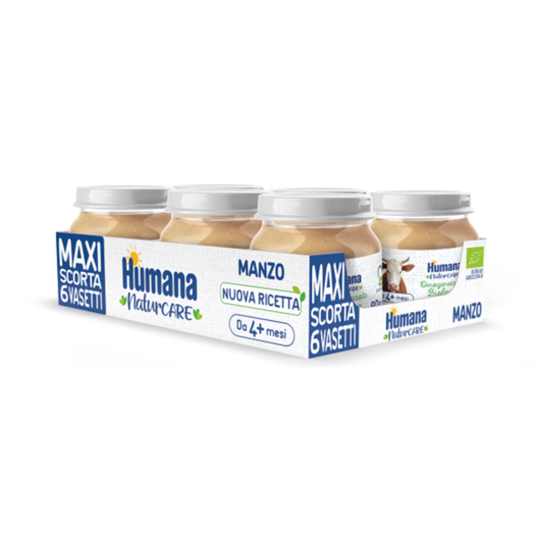 humana omog manzo bio 6x80g