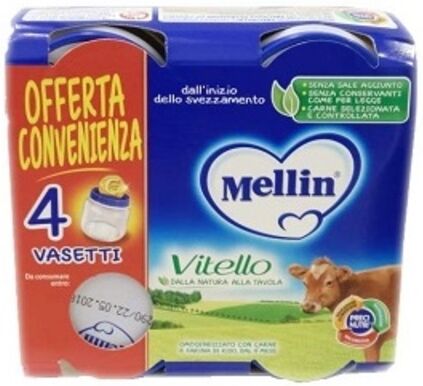 Mellin Omogeneizzato Vitello 4x80 Gr