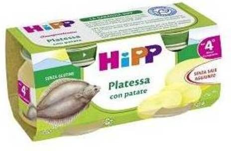 Hipp Omogeneizzato Platessa 2x80 Gr