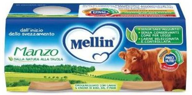 Mellin Omogeneizzato Manzo 2x120 Gr