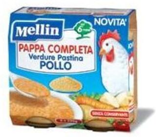 Mellin Pappa Completa Pollo 2x250 Gr