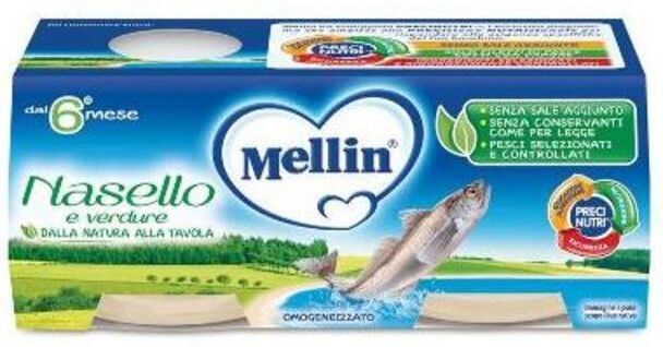 Mellin Omogeneizzato Nasello 2x80 Gr