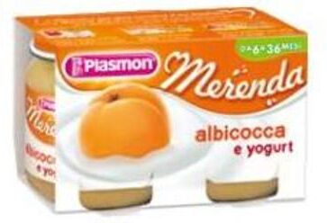 Plasmon Omogeneizzato Yogurt/albicocca 2x120 Gr