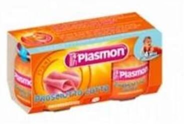 Plasmon Omogeneizzato Prosciutto Cotto 2x120 Gr