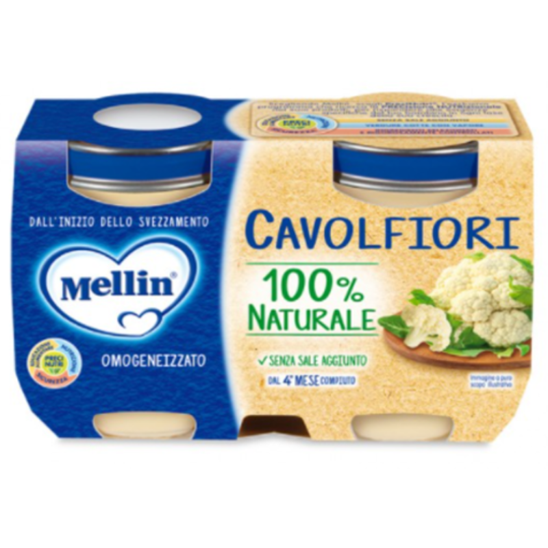 Mellin Omog Cavolfiore 2x125g