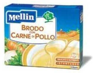 Mellin Brodo Pollo 10 Bustine Da 5 Gr