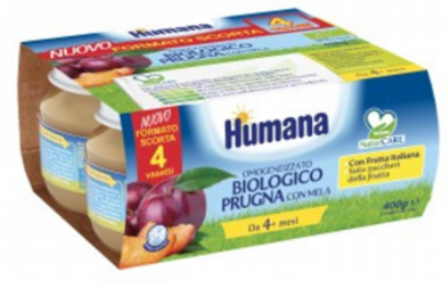 Humana Omog Prugna Bio 4x100g