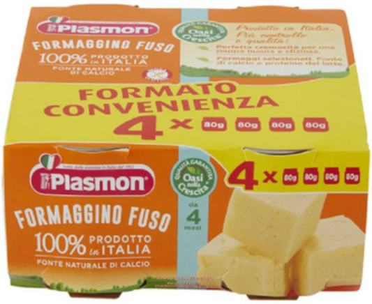 Plasmon Omogeneizzato Formaggino 4x80 Gr