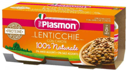 Plasmon Omog Lenticchie 2x80g