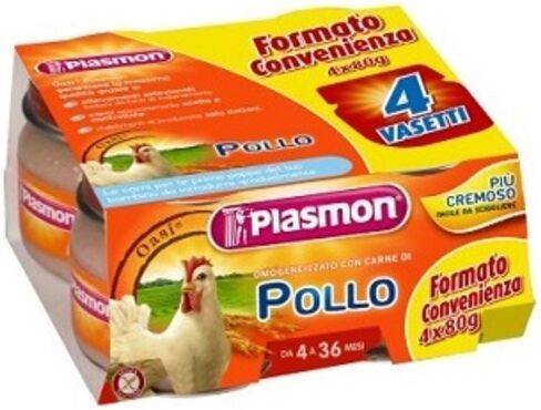 Plasmon Omogeneizzato Pollo 4x80 Gr