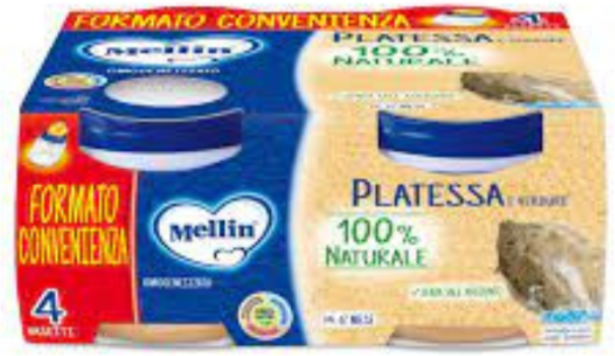 Mellin Omogeneizzato Platessa 4x80 Gr