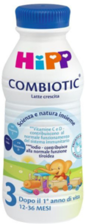 Hipp Combiotic Latte Crescita 3 Liquido 470 Ml