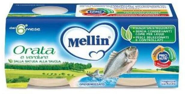 Mellin Omogeneizzato Orata 2x80 Gr