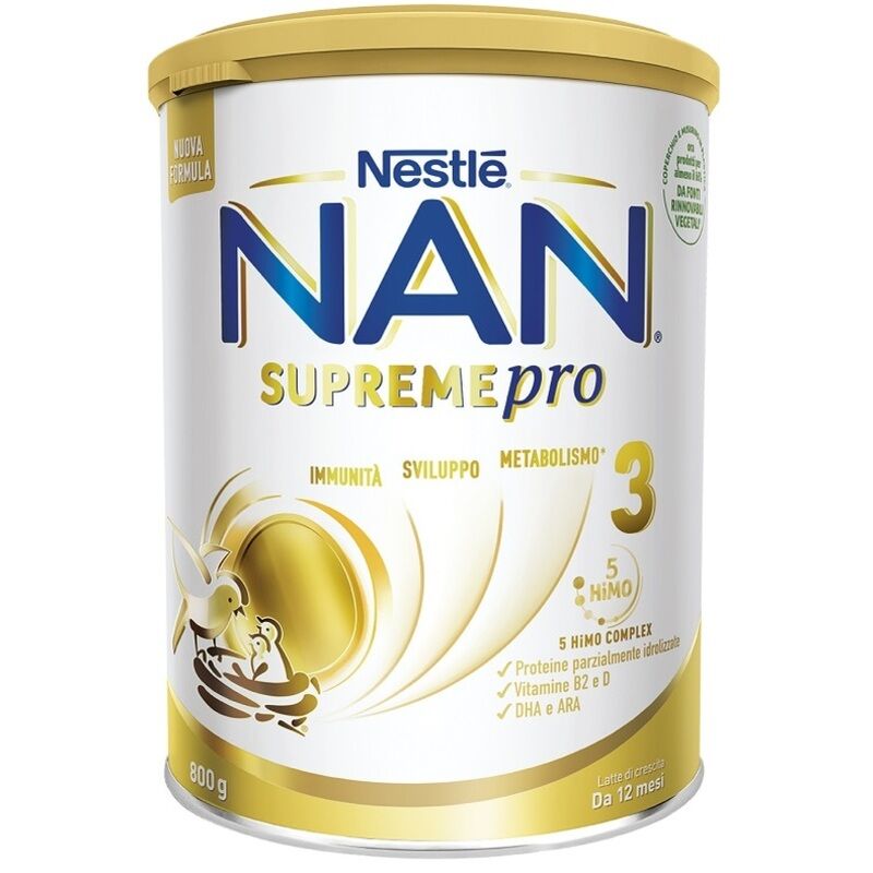 nestle Nestlé Nan Supreme Pro 3 Latte Crescita In Polvere 800 Gr