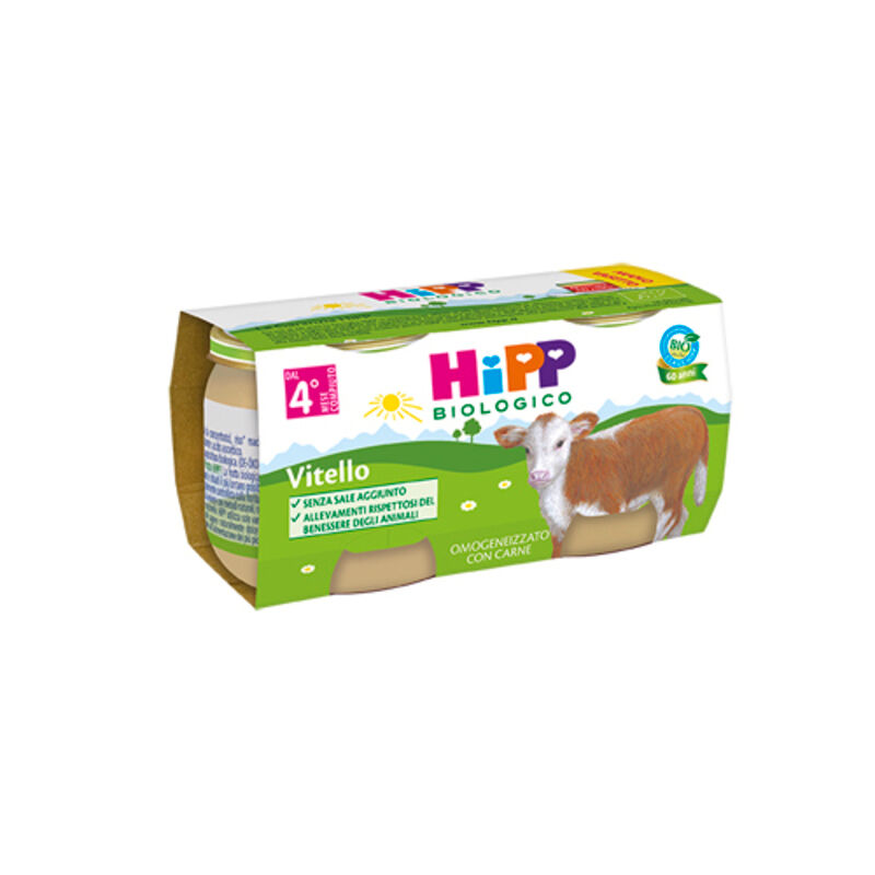 Hipp Bio Omogeneizzato Vitello 2x80 Gr