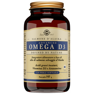 Solgar Advanced Omega D3 Integratore Alimentare 120 Perle Softgel