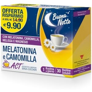 Melatonina Act+camomilla30bust