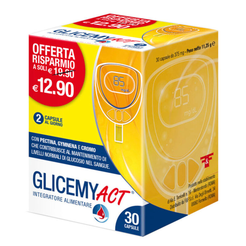 F&f Srl Glicemy Act 30cps