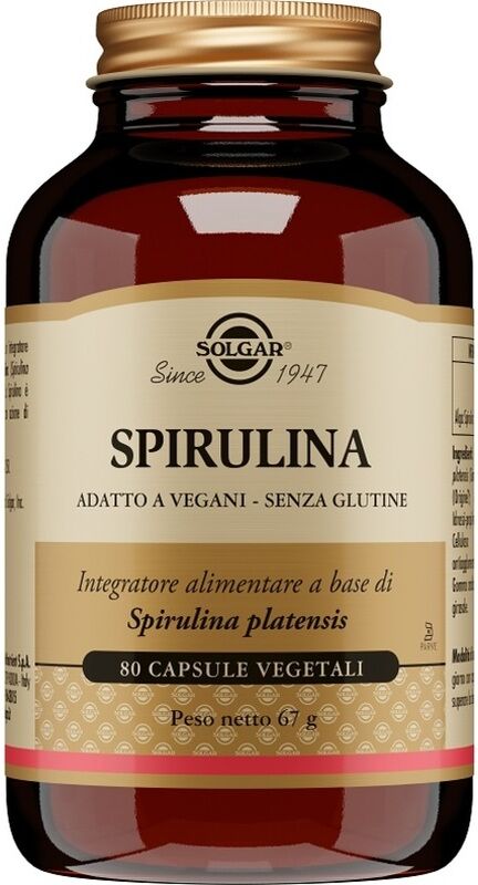 Solgar Spirulina 80 Capsule Vegetali