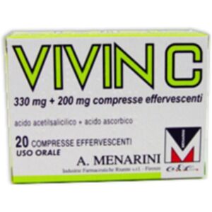 Vivin C 330 Mg + 200 Mg Compresse Effervescenti 20 Compresse