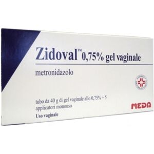 Zidoval Vag Gel 40g 0,75%+5app